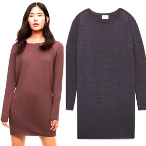 WILFRED sweater mini dress small
